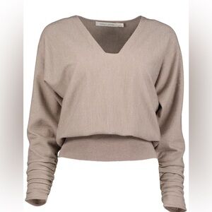 Bishop & Young Ava Ruche Sleeve Sweater very good condition size Medium